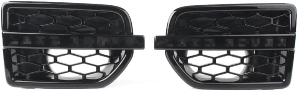 2Pcs Gloss Black ABS Car Air Intake Fenders Vents Side Grille Compatible for Land Rover -Discovery 4 LR4 2010 2011 2012 2013 2014 2015 2016