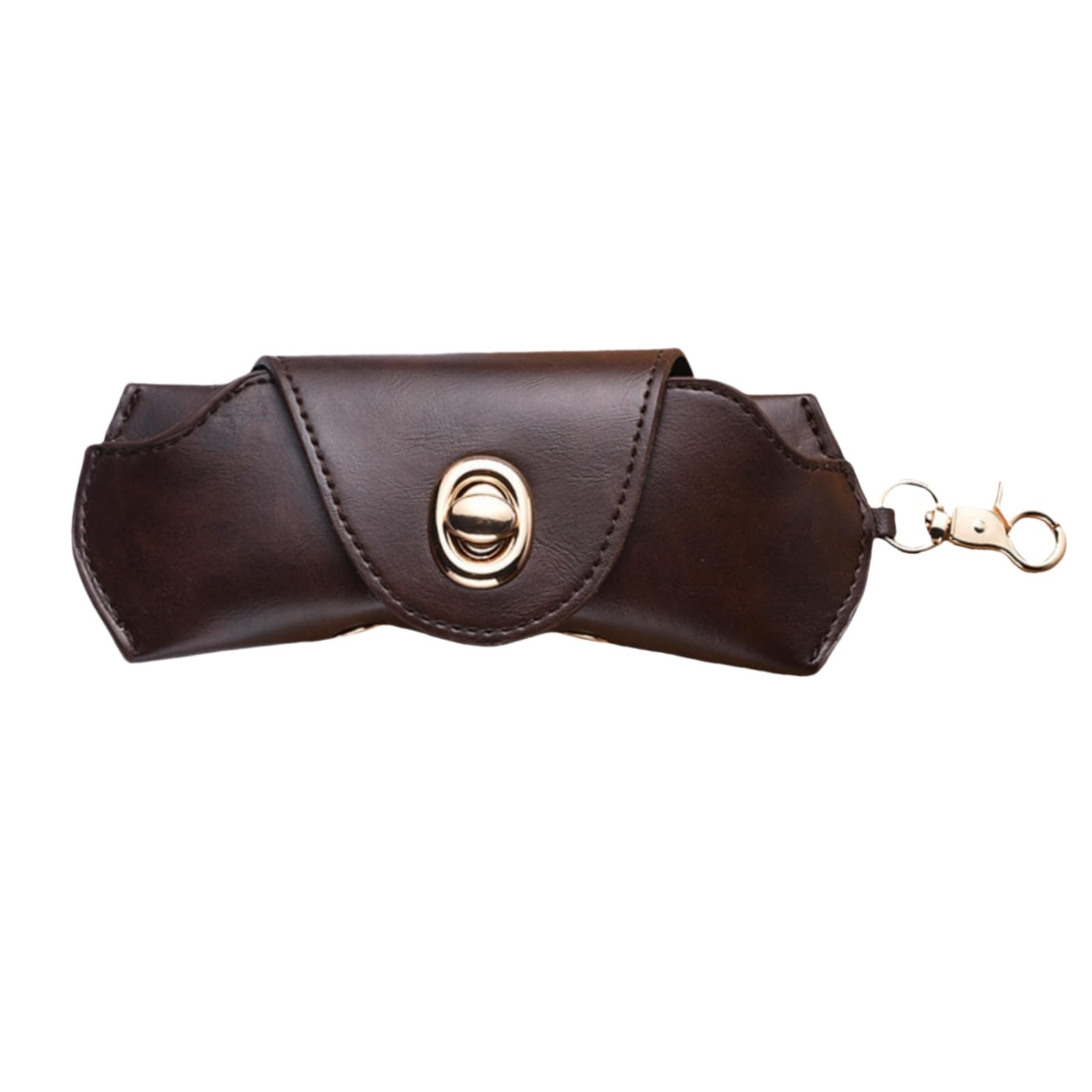 Vintage Leather Sunglasses Case, Portable Protective Case for Glasses Unisex Glasses Pouch Spectacles Organizer