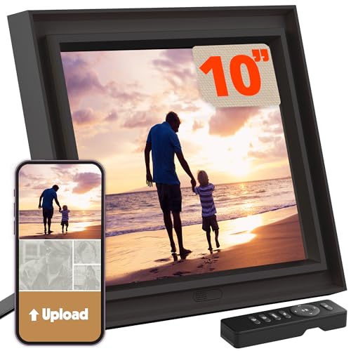 Pix-Star LUX 10.4'' Wi-Fi Digital Picture Frame – Unlimited Cloud Storage, Easy App Sharing, 40,000+ Pictures, No-Glare Display, Motion Sensor, Email/App/USB/SD - 10 inch