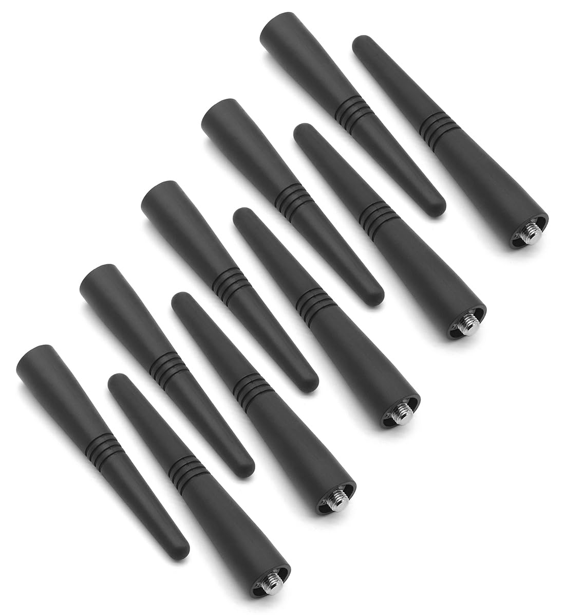 NEWASHAN 10 X Stubby Short Antenna Aerial Replacement for Motorola Radio CP040 CP200 EP450 GP68 GP300 GP340 HT1250 PR860 PRO2150 Walkie Talkie UHF 400-470MHz 3.5 Inch (9cm)