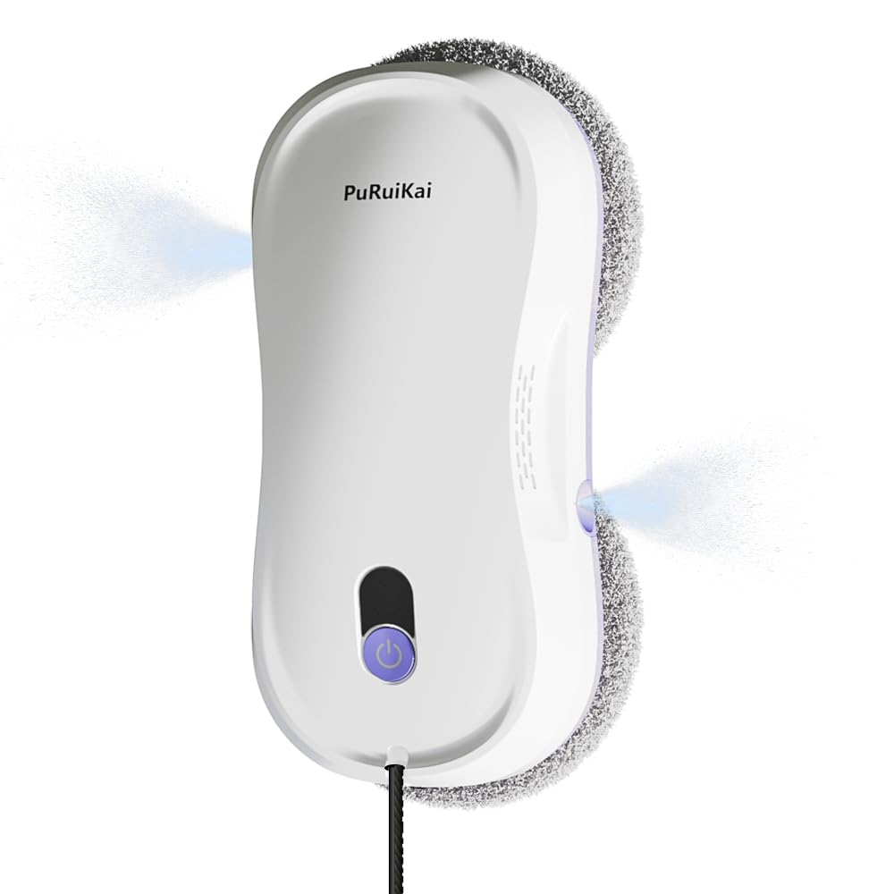 PuRuiKai M8 Robot Window Cleaner Dual Spray Automatic Window Cleaning Robot