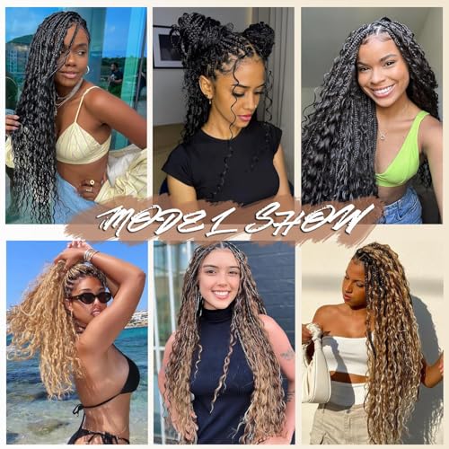 P4/30 Highlight Brown Deep Wave Hair Extensions - 34 Inch