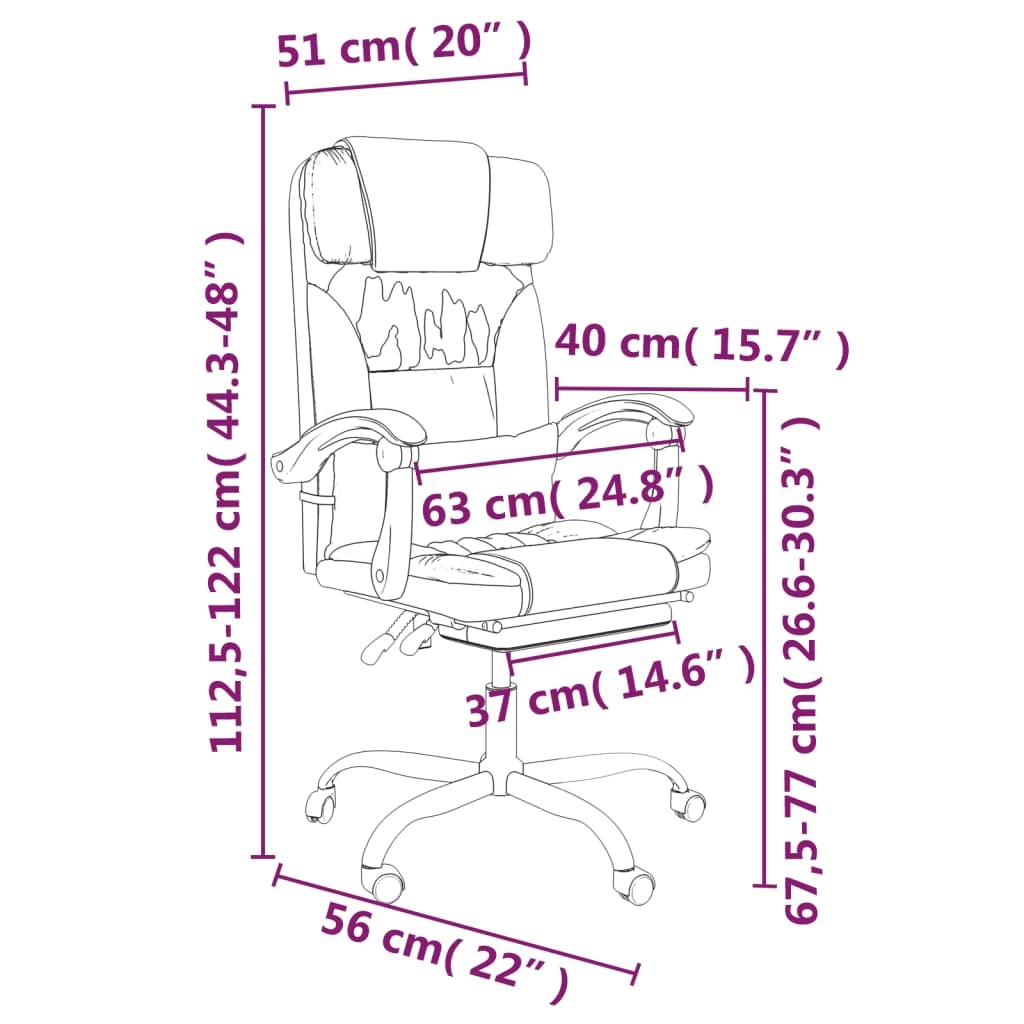Krzesło biurowe z funkcją masażu, ciemnoszary, materiał z regulacją wysokości, mechanizm przechylania, ergonomiczny, do domowego biura i gabinetu, z podłokietnikami, zagłówkiem, podparciem