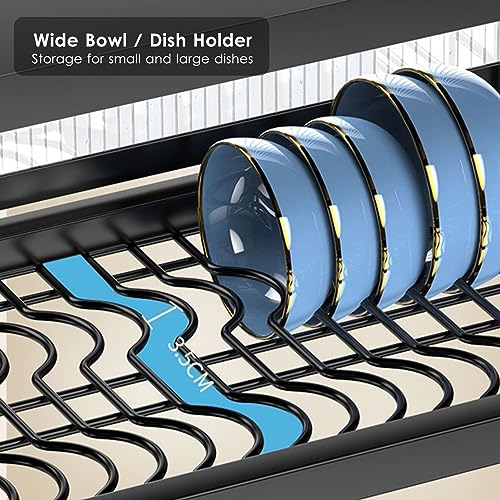 Égouttoir à vaisselle au-dessus de l'évier en acier carbone durable - 6