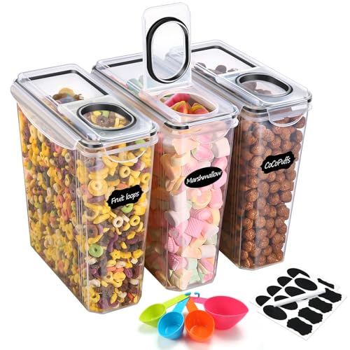 YASHE Boîte de Rangement Cuisine Lot de 3, 3.7L Sans BPA Boîtes Conservation Alimentaire en...