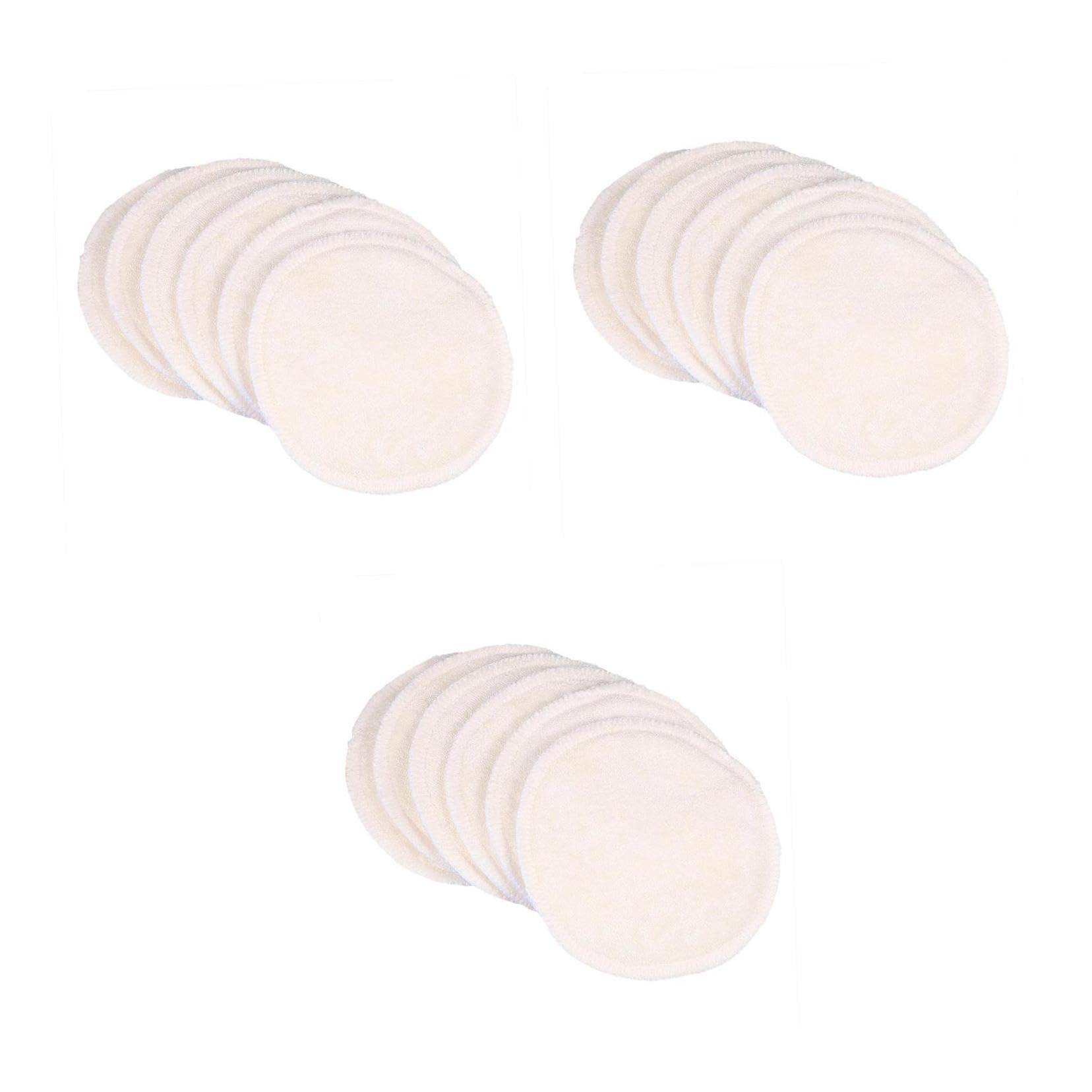 Toyvian 18pezzi Coppette Assorbilatte Lavabili Bambù Protezione Anti-galattorrea Assorbenza Elevata e Design Discreto Per Comfort Ottimale Durante Allattamento
