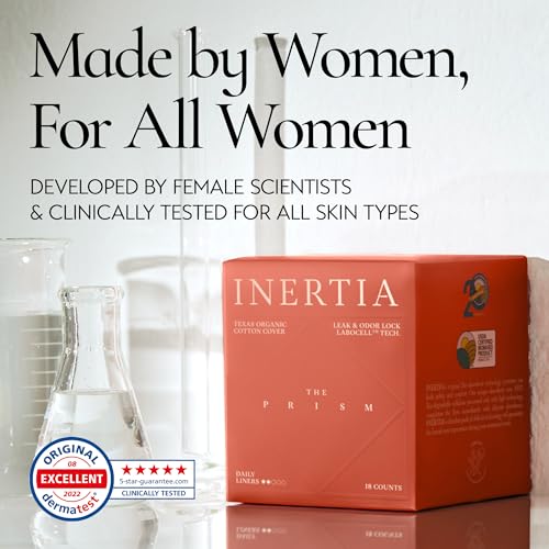 Inertia The Prism Red Panty Liner – 100% Organic Cotton Cover-to-Core Korean Panty Liner, Ultra Thin & No Wings | Hypoallergenic, Quick Absorption, Chlorine-Free & Fragrance-Free (Pack of 1) - Image 9