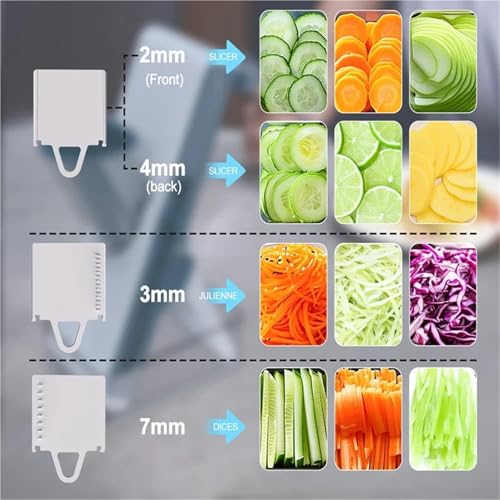 Picadora de alimentos multifuncional para cocina miniatura 5