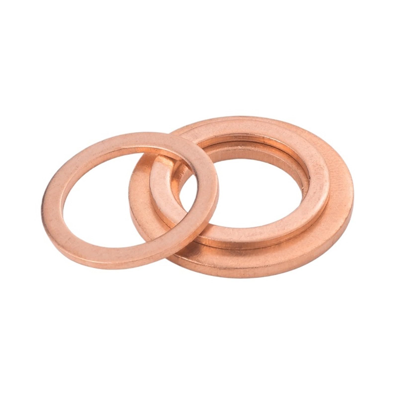 Flache Unterlegscheiben, 5 Stück, 2 mm Dicke, M24, 25, 26, 27, 28, 29, 30, 32, 33, 34, 35–84 mm, Kupfer-Unterlegscheibe, solide Dichtung, Öldichtung für Boot (40 x 60 x 2 mm)