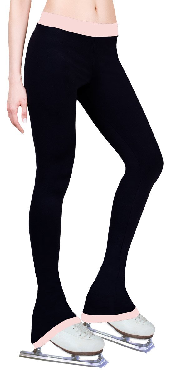 NY2 SPORTSWEAR Figure Skating Polartec Polar Fleece Pants PF200Light Pink (Light Pink, Adult Extra Small)