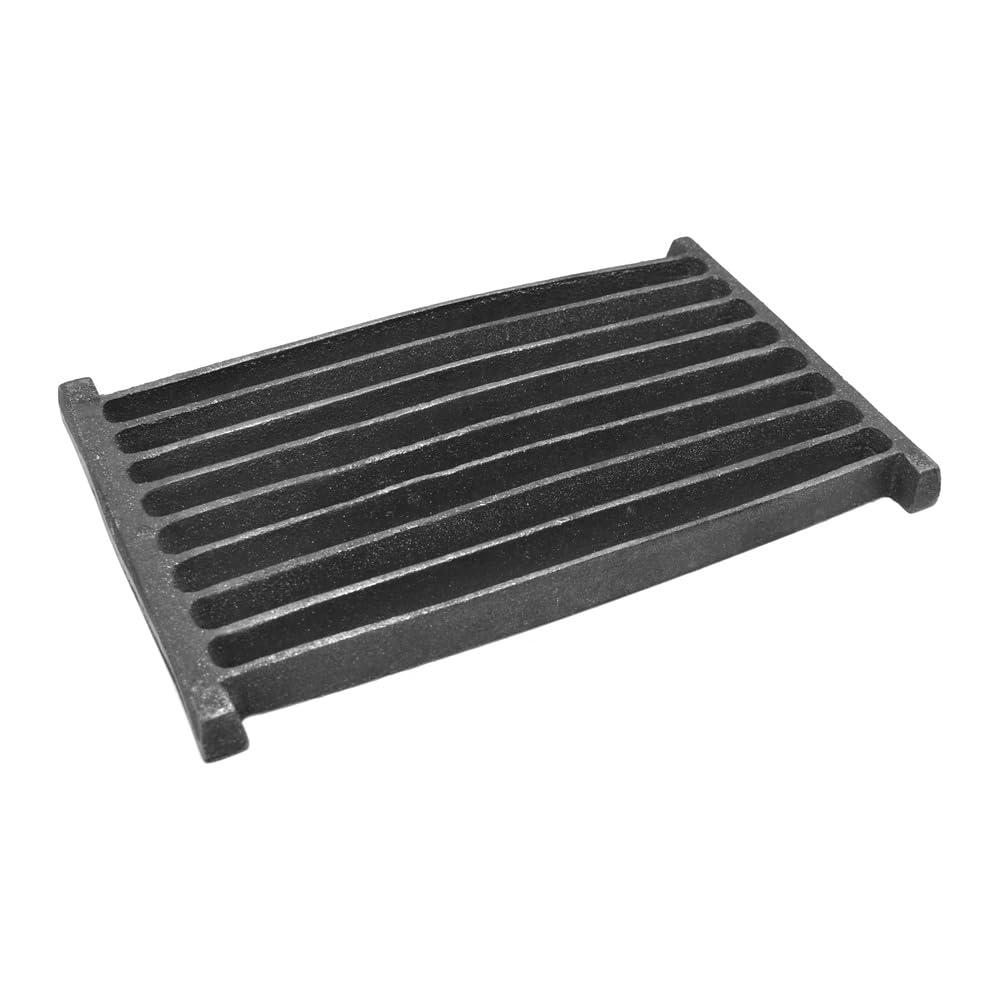 SEZAM Parrilla de hierro fundido para chimenea, 33 x 20,5 cm, rejilla para chimenea, rejilla para chimenea, rejilla para estufa, rejilla para chimenea, piezas de repuesto, accesorios de hierro