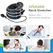 AUVON Inflatable Neck Stretcher for Cervical Traction, Cervical Stretcher with 3-Layer Design in Varying Sizes for Instant Relief, Neck Brace Pillow for Neck Support, Decompression Home Use, L Size