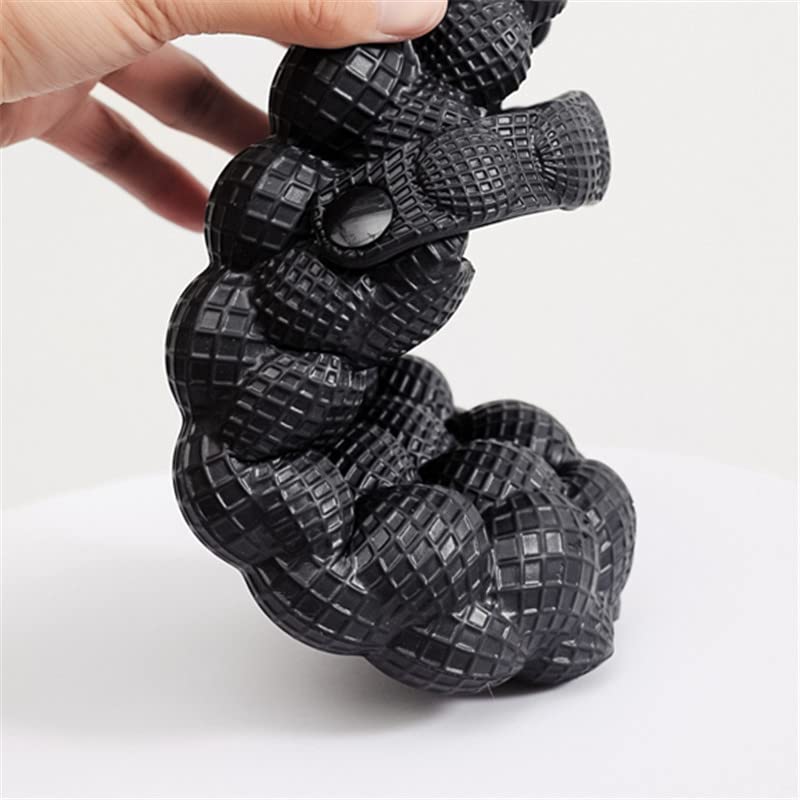 Bubble Slippers | Unisex Adults Orange Flat Sandals | Modern Open Toe Slip On Slippers with Lychee Grain Texture and 15 Curved Toe3