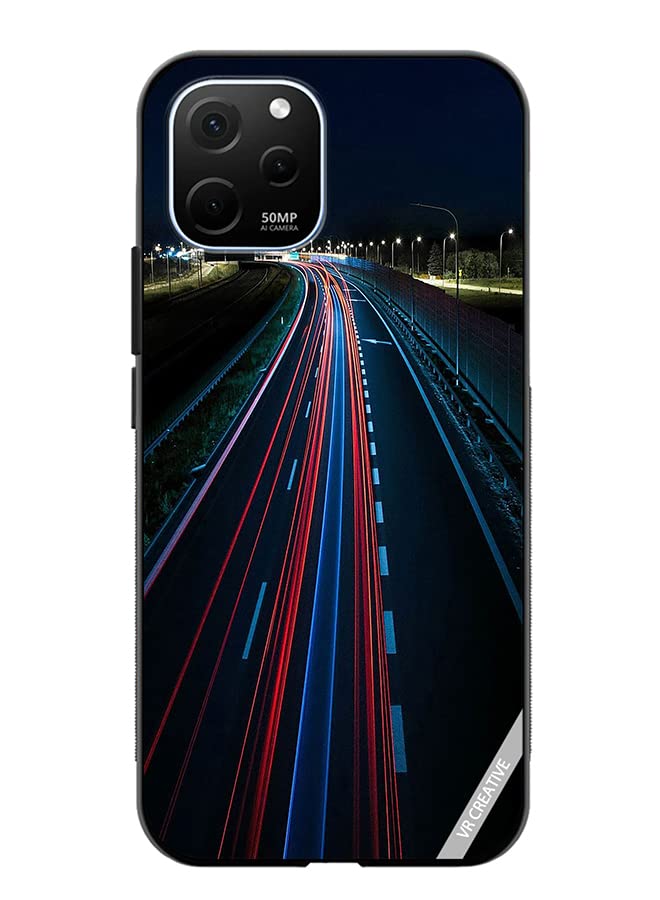 VR Creative Protective Case Cover For Huawei Enjoy 50z Road Design Multicolour NR236147