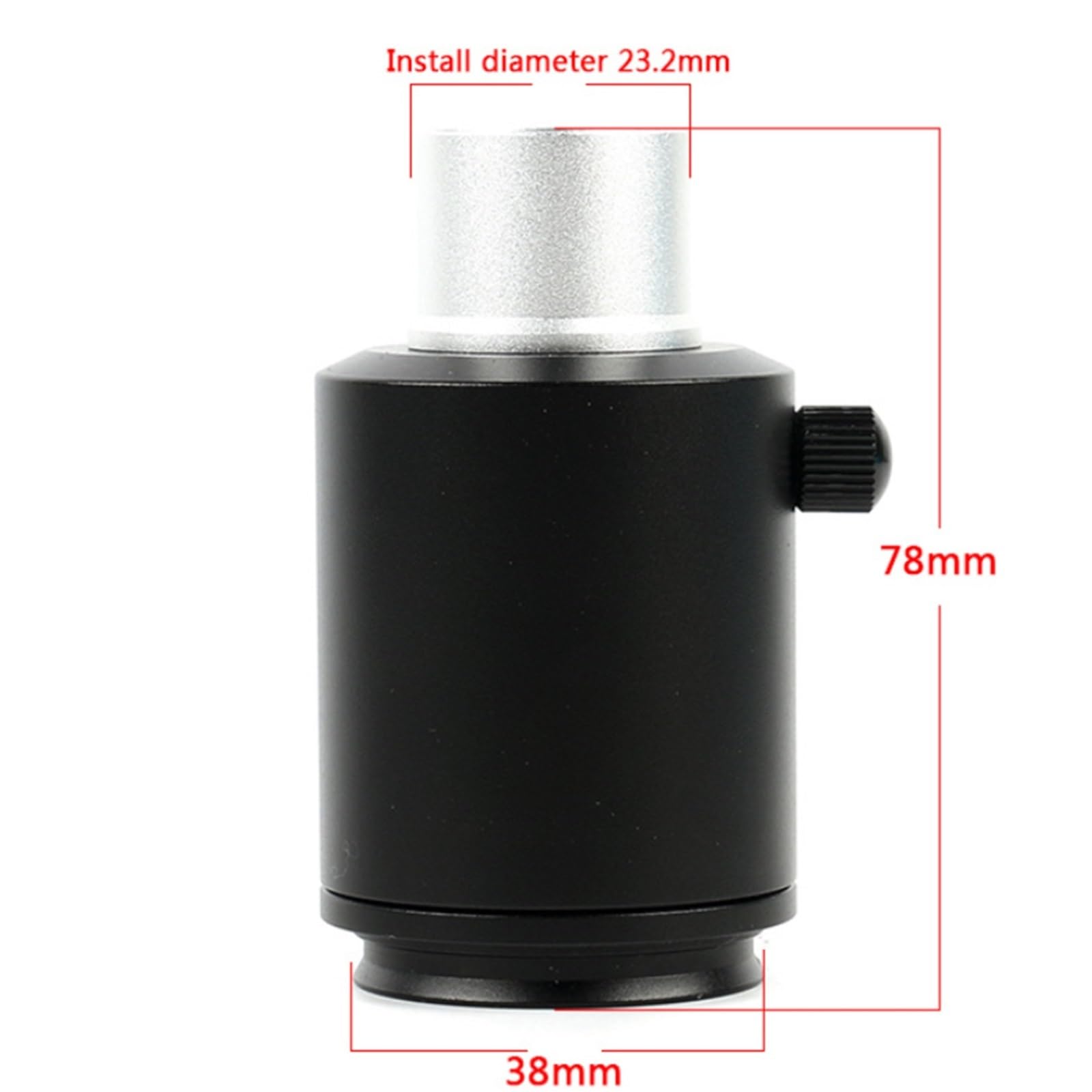 Mikroskop cyfrowy, Mikroskop Trójokularowy Z Adapterem Do Okularu Aparatu 23,2 Mm