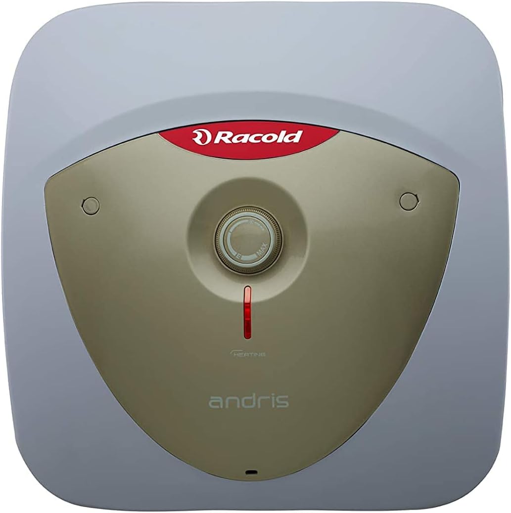 Racold Andris Lux Plus 25L Vertical BEE 5 Star Storage Water Heater(Geyser) with Free Standard Installation and Pipes|Extra Durability with Titanium Enamelled Coating|Suitable for High Rise Buildings
