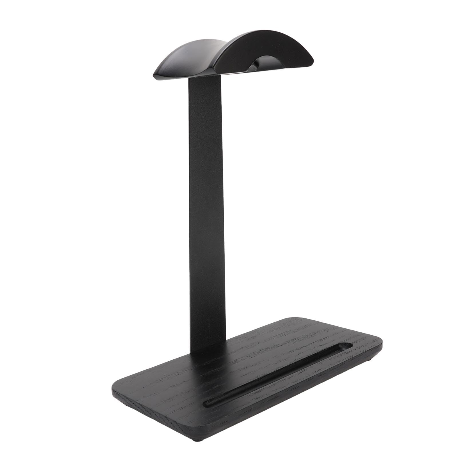 Tosuny Supporto per Cuffie in Noce con Base in Lega di Alluminio, per Uso | Anti Slip Desktop Headset Holder, Space Saving Rack for Gaming and Music Headphones