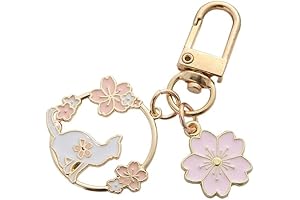 Kawaii Sakura Rabbit Keychain