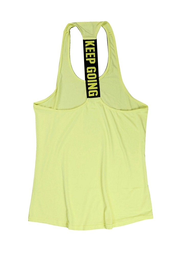 Shoppy Women's Keep Going Workout Sports Tank Top Shirt For Gym Yoga Running