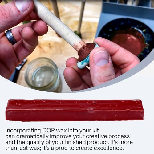 Image of Sthovd Red DOP Wax Fit for Lapidary Cabachon Forming Cutting
