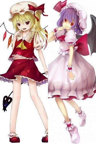 Amazon 等身抱き枕カバー東方project フランドール スカーレットxレミリア スカーレット 両面プリント 150cmx50cm アニメ キャラグッズ 2wayトリコット アニメ 萌えグッズ 通販