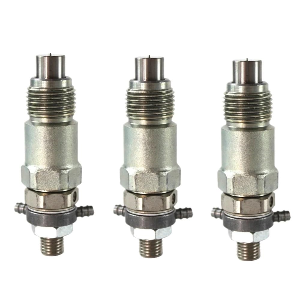 Fuel Injector Nozzle Auto Parts Injectors Compatible for Kubota D750 D850 D950 V1702 V1902 Engine 70000-65209 15221-53200 15271-53020 19202-53030 3Pcs