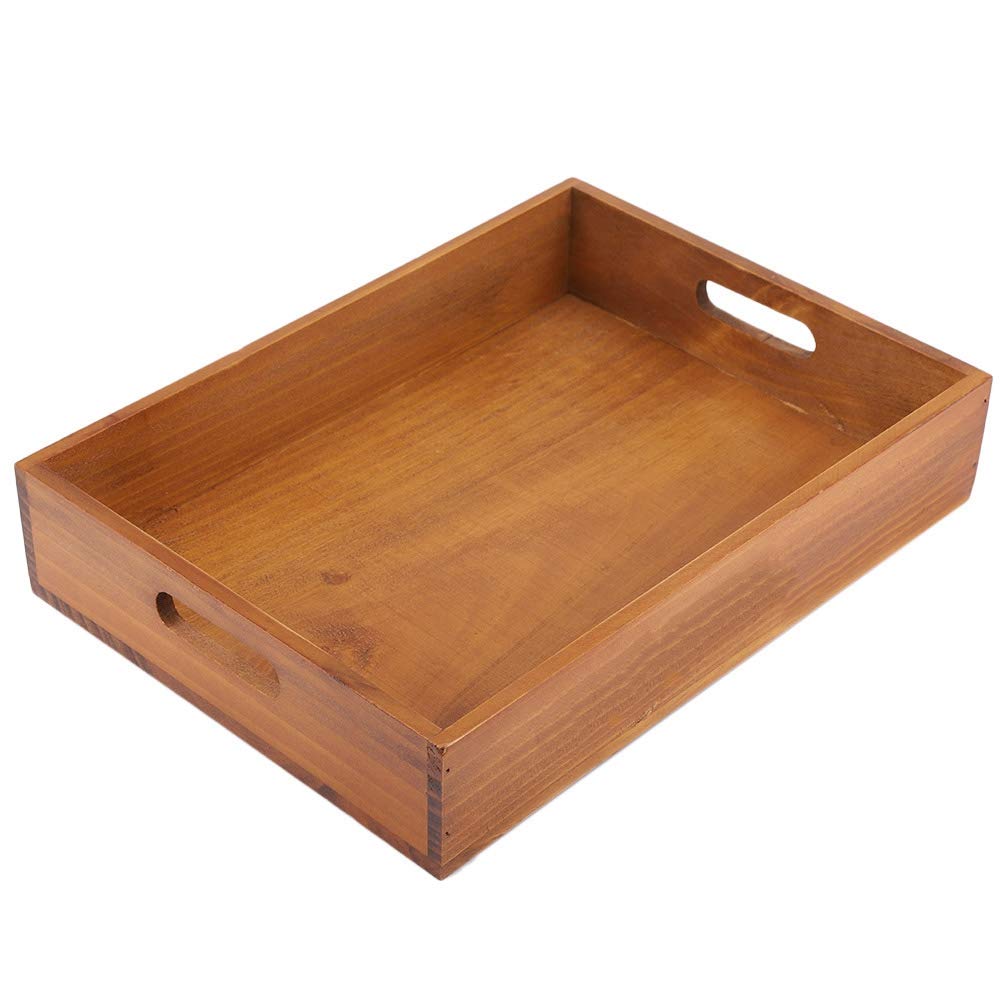 Jardinière en bois de pin naturel robuste et élégant pot vintage