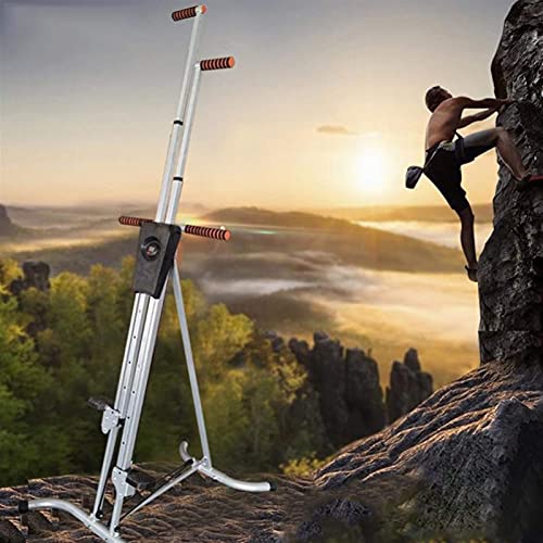 Image of Fitness Exercise Step Climber Indoor Vertical Climbing Exercise Machine Adjustable Stepper Trainer for High-Intensity in