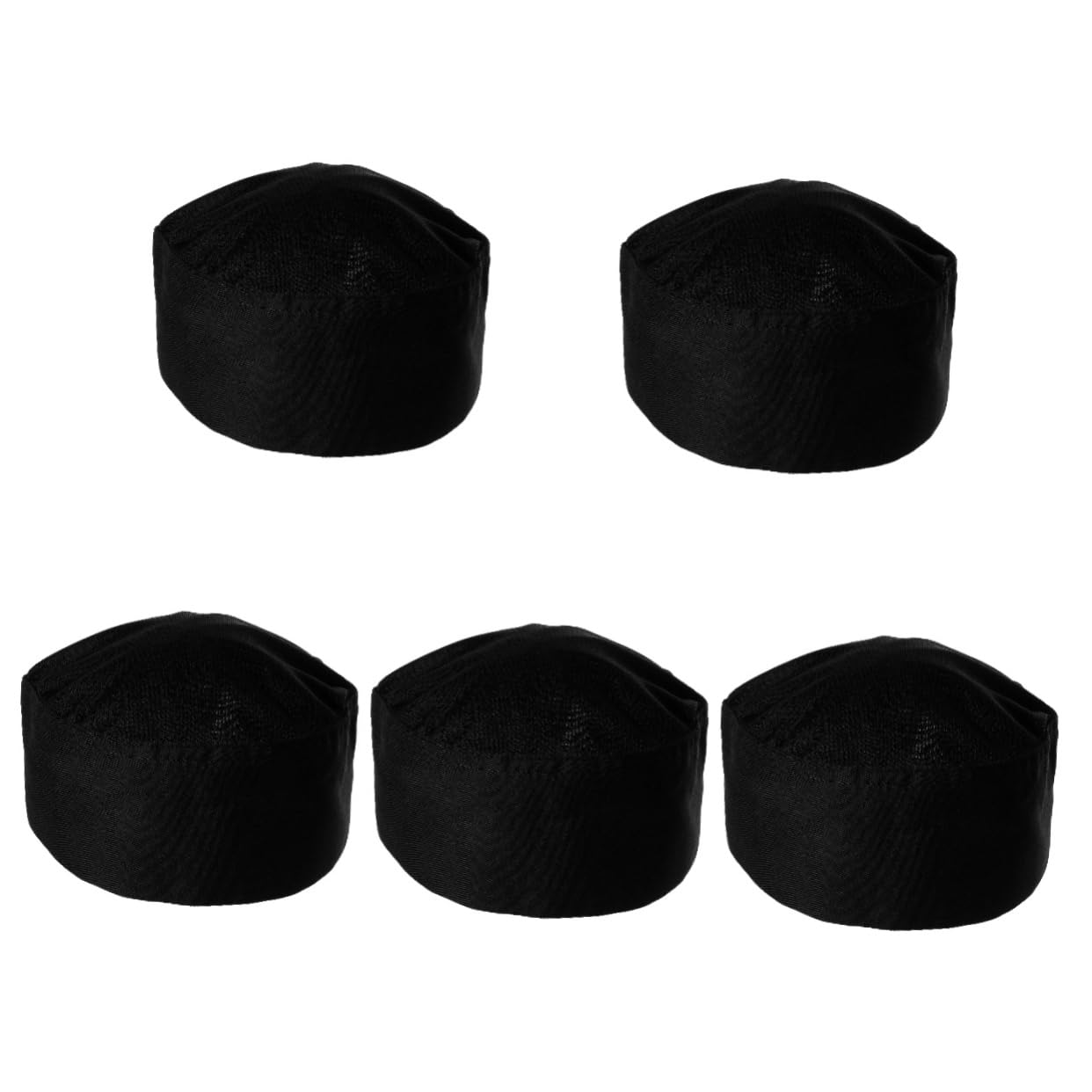 CALLARON Cappello Da Lavoro Da Cucina Cappello Da Cuoco Per Berretto Da Lavoro Cappello Da Cuoco Caps Berretto Da Notte Da Uomo Tappo Di Pulizia Cotone Black