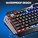 immagine 6UrChoiceLtd Tastiera da Gioco Mouse Set Tecnologia M398 Tastiera Retroilluminata Cablata Tastiera in Metallo Impermeabile + Cablata 2000 DPI 6 Pulsanti Mouse Retroilluminato con Mouse USB + Mouse Pad