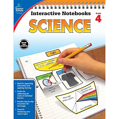 Carson Dellosa | Science Interactive Notebook | 4th Grade, 96pgs
