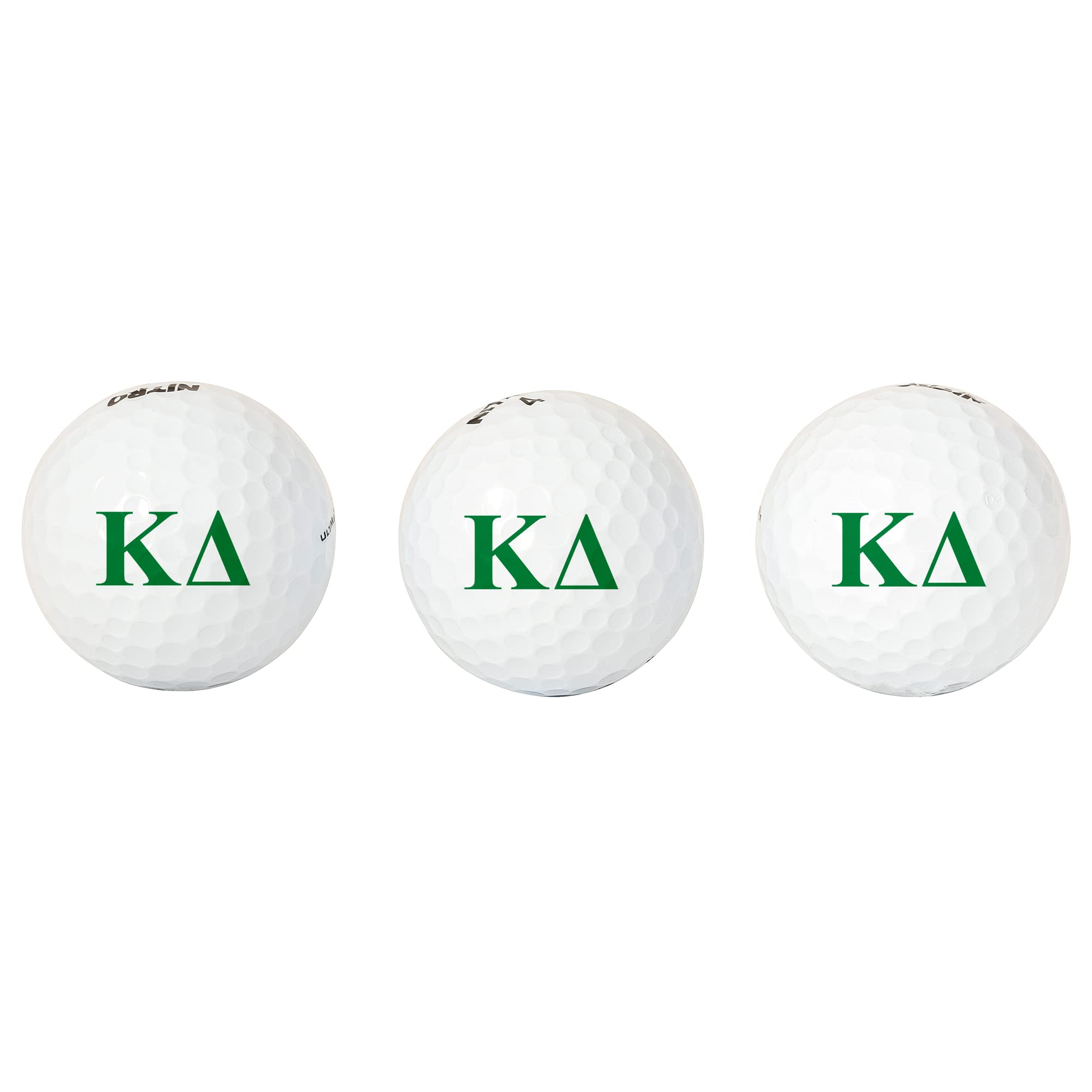 Desert Cactus Kappa Delta Golf Balls 3 Pack Full Color Golf Ball (Letter)