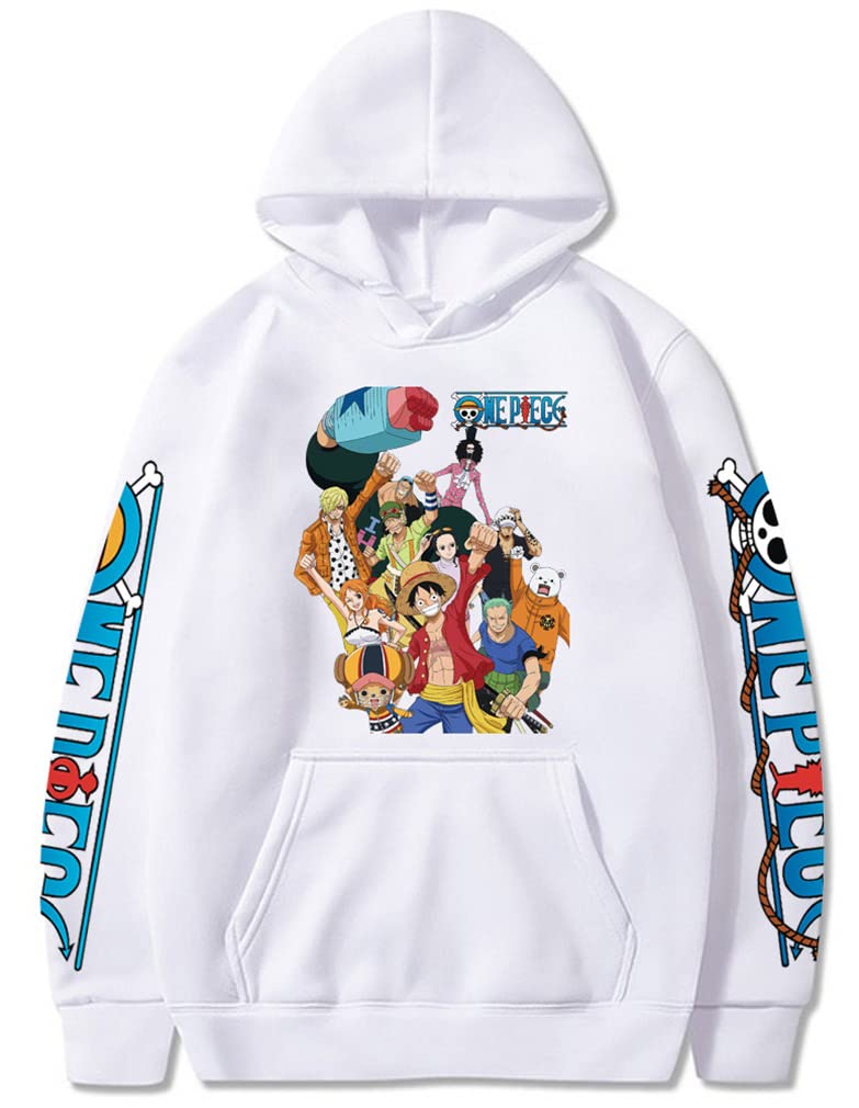 UbeisySymish Unisex Anime Hoodie Tony Tony Chopper 3D Printed Pullover Long Sleeve Sweatshirt