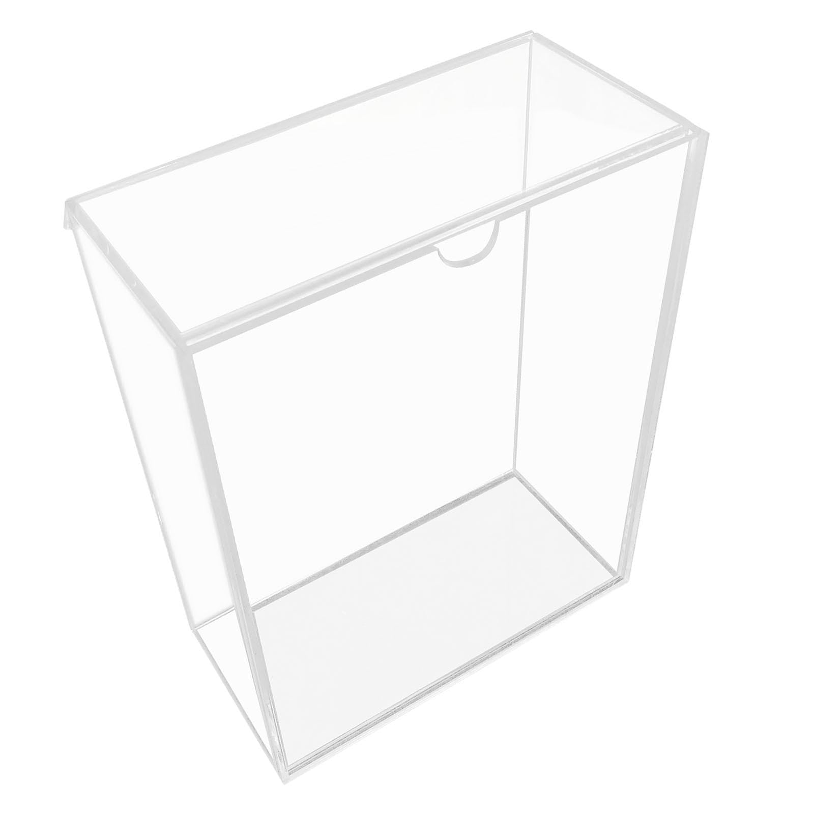 Minimalists Acrylic Display Shelf Case Compactly Space Saving Solution for Workspaces Organization and Decoration Decorative Desk Storage Tray
