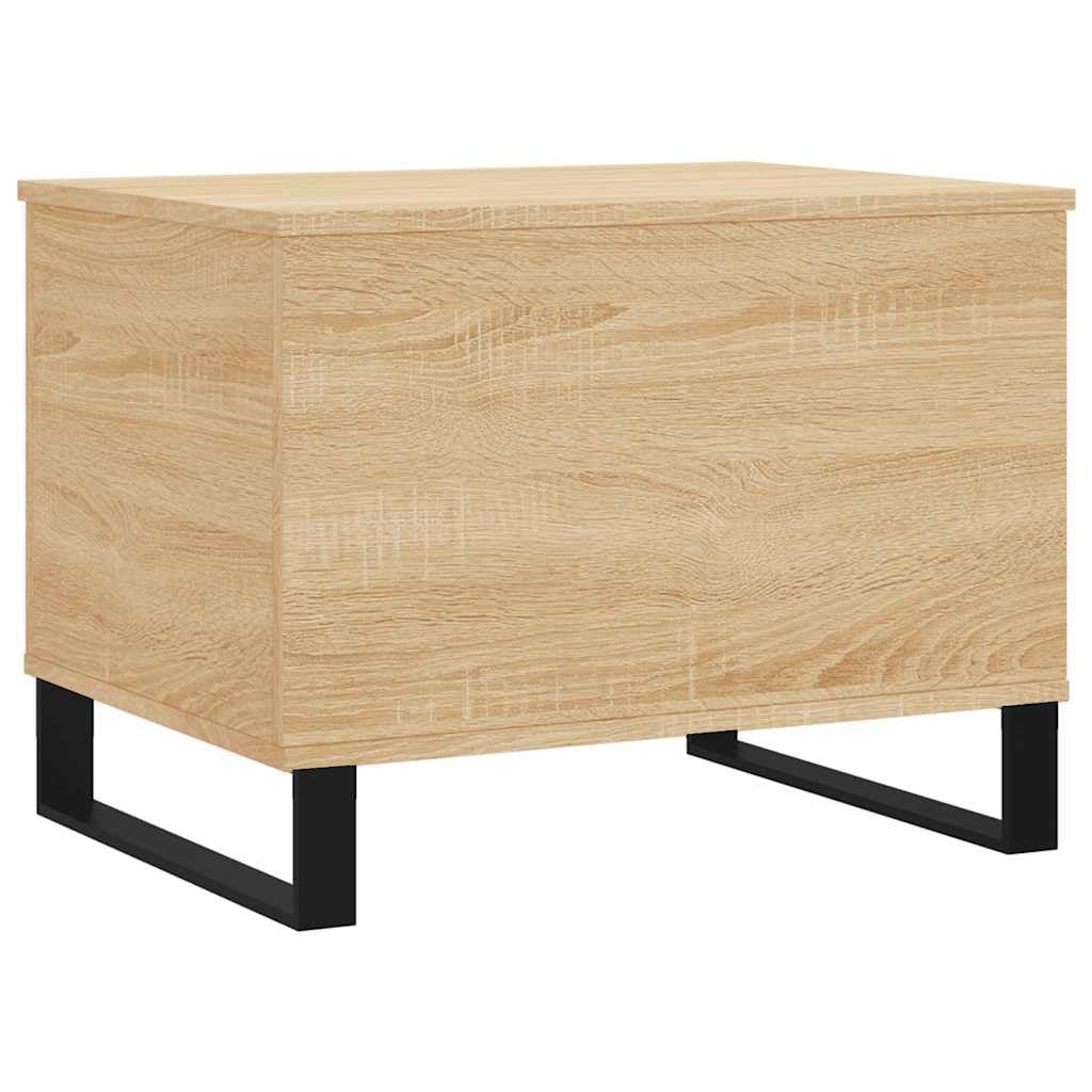 Générique Stolik kawowy Ingenierie Wood 60x44,5x45 cm | Podnoszona góra, dyskretne przechowywanie, metalowe nóżki, wszechstronny salon