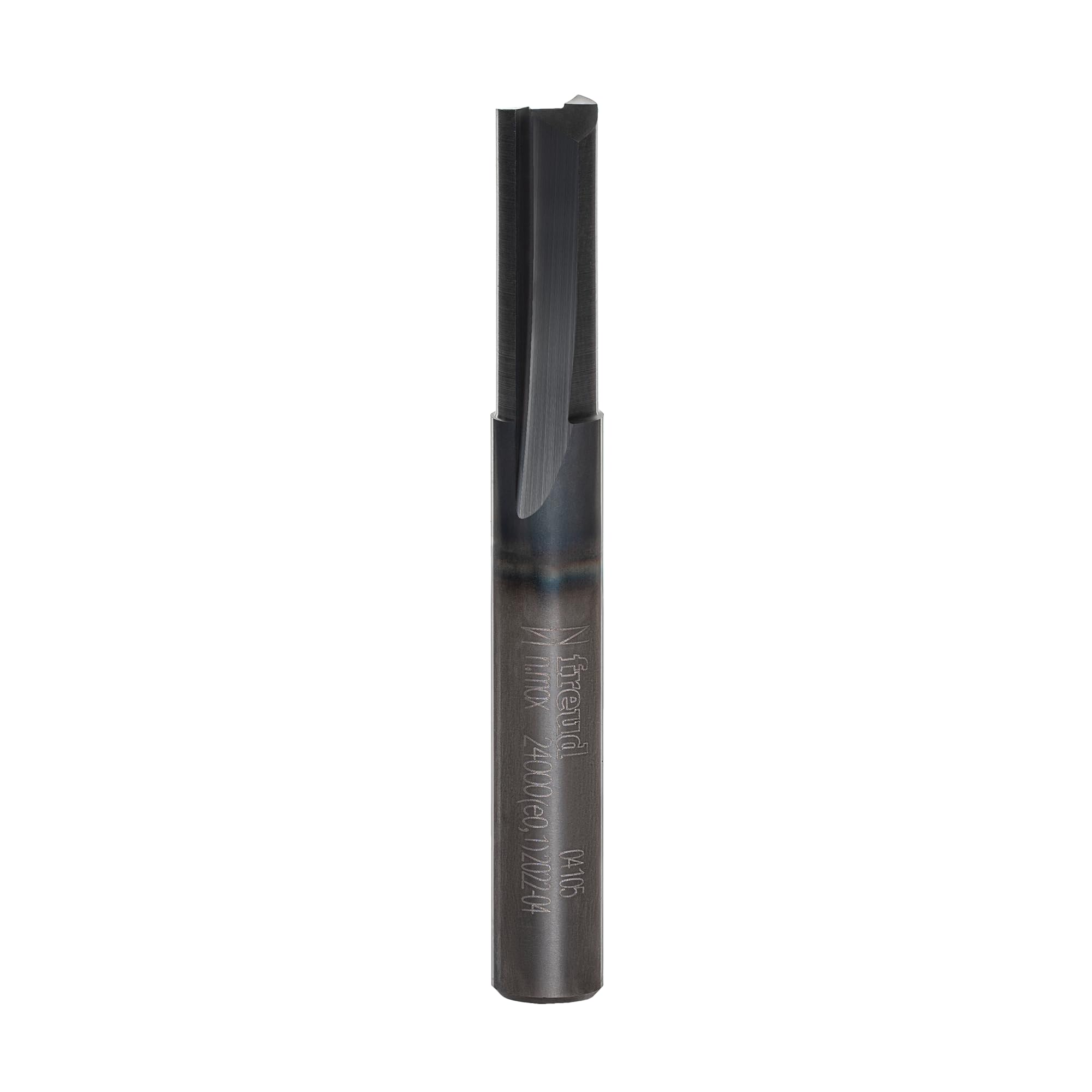 Freud 04-105: 1/4" (dia.) Double Flute Straight Bit with 1/4" shank, 5/8" carbide height — image 1
