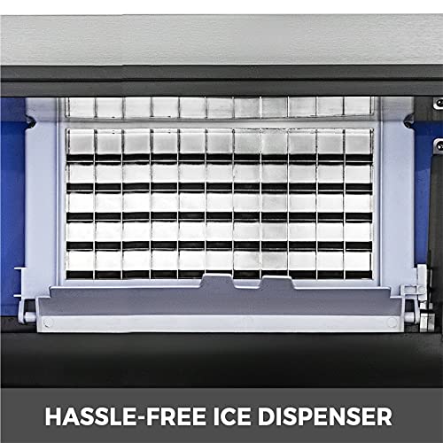 MHGD Gewerbliche Eismaschine mit 44 lbs Vorratsbehälter Edelstahl freistehende Eismaschine für Zuhause/Büro/Restaurant… – Bild 6