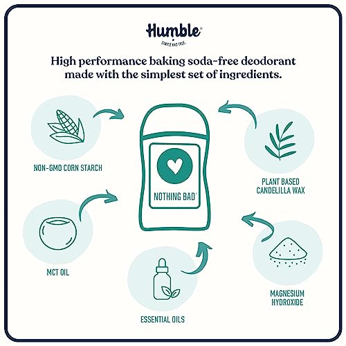 Humble Simple And True. DE112S-PS Humble Brands Aluminum-Free Deodorant, Vegan And Cruelty- Free thumb #2