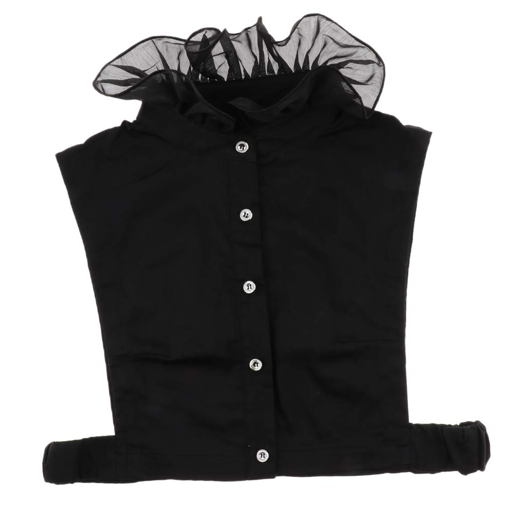 shopora Fake Collar Embroidery Floral Detachable Half Blouse False Collar Bib Black | Womens Accessories | Other Womens Accessories-picture-15