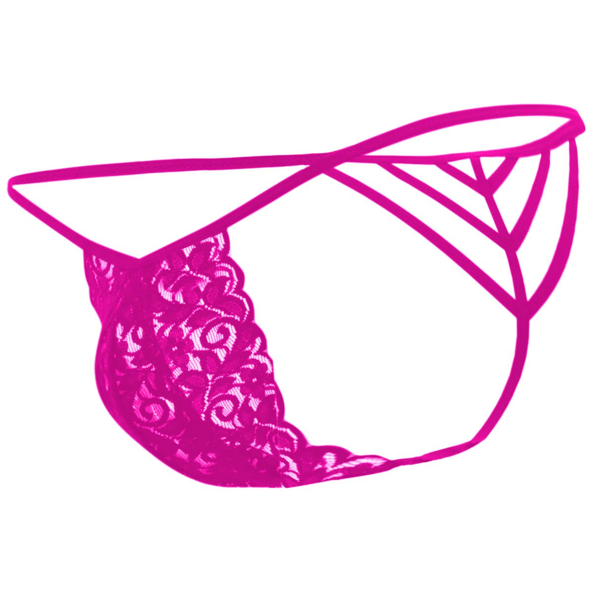 ribald the neech Mens G String Thongs I Self Design Lace-picture-36