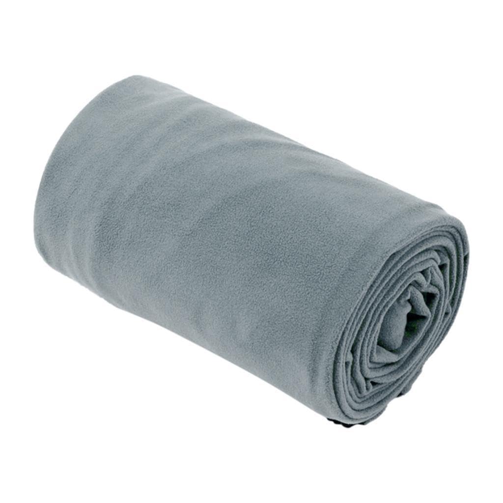 Soft Fleece Sleeping Bag Liner Business Backpacking Thermal Camping Blanket Gray-image-10