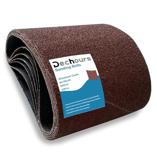 Sandpaper Belts for EZ-8 Sanders - 10 Pack