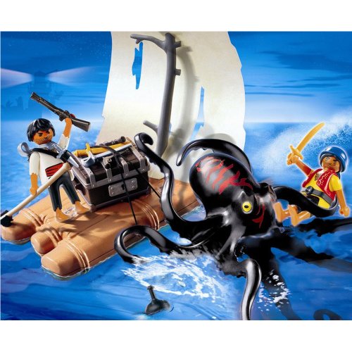 Preisvergleich Produktbild PLAYMOBIL® 4291 - Piraten - Riesenkrake mit Floß