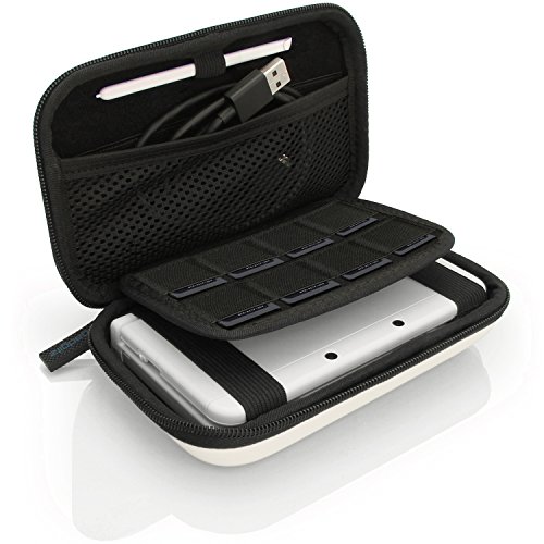 iGadgitz-U6337-Custodia-Rigida-Eva-Compatibile-con-Nintendo-3DS-XL-2DS-XL-2017-Bianco