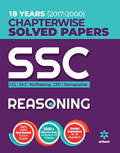 Buy SSC Chapterwise Solved Papers 18 YEARS (2017-2000) Book Online at ...