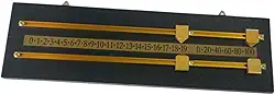 Placar de bilhar, acessórios para jogos de sinuca, equipamentos para árbitros, placa de pontuação para mesa de sinuca montada na parede para sala de