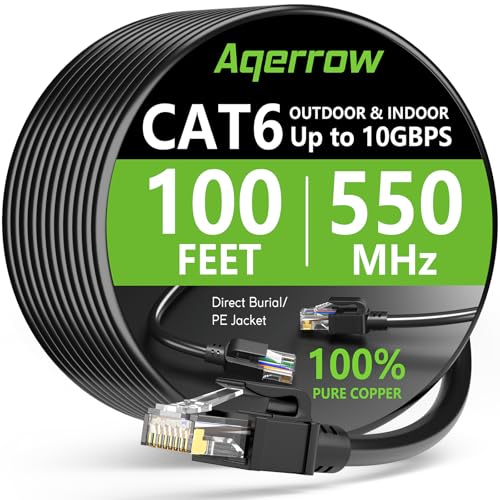 Aqerrow Cat6 Ethernet Cable 100FT