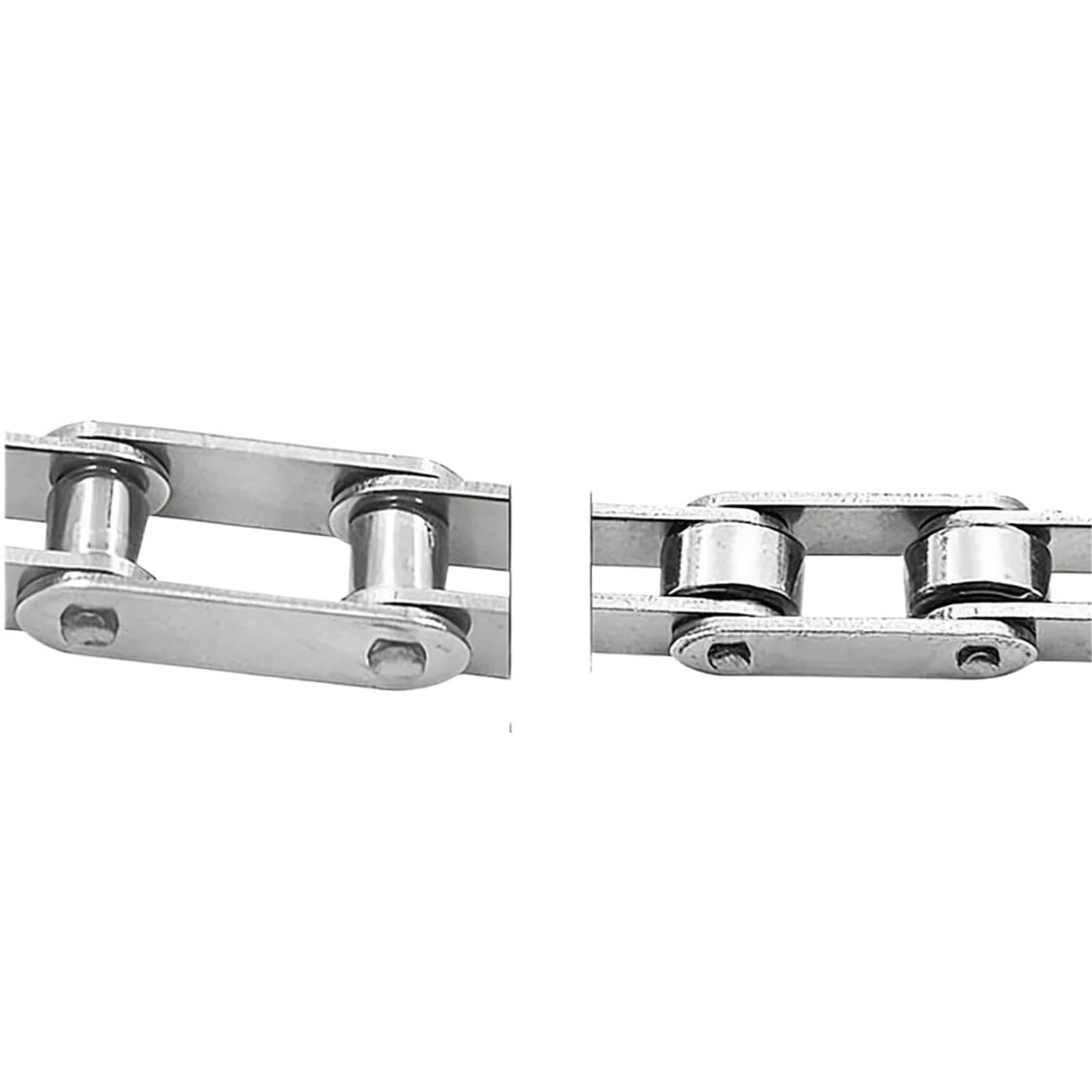 Cadena de rodillos de doble paso 304 | 1.524m de acero inoxidable for transportador industrial(2040-25.4pitch)