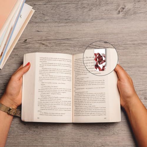 Image of Zesta Magnetic Bookmark Set of 7 | Aesthetic Book Mark for Reading | Cute Anime Bookmarks for Kids, Students | Book Accessories for Novels, Gifts for Readers(Abstract Magnetic Bookmarks, 9X2.5 Cms)