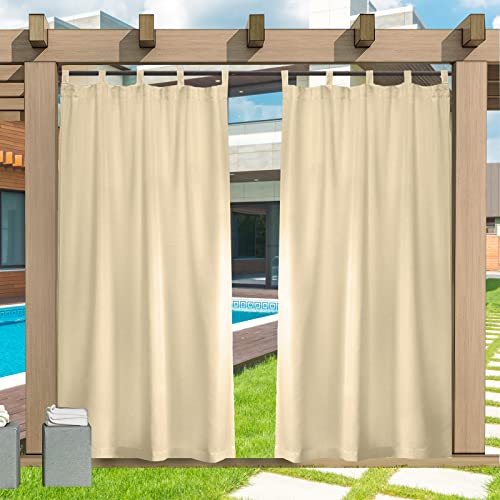 Rideau d'extérieur imperméable résistant aux intempéries pour pergola - 2